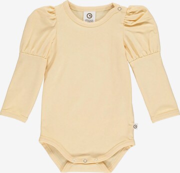 Müsli by GREEN COTTON Romper/Bodysuit 'Cozy me' in Yellow: front