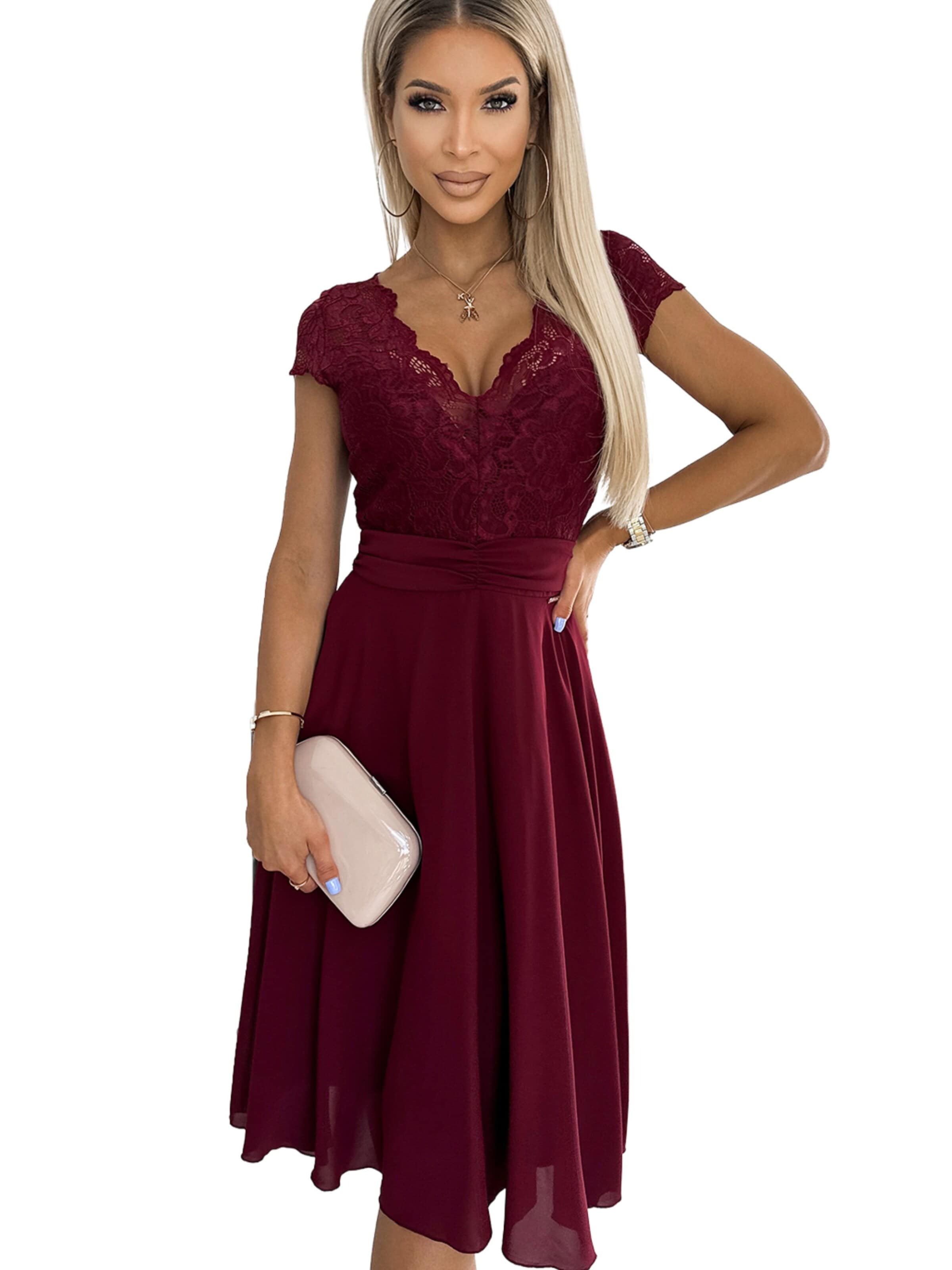 amorubi.com Abendkleid‌‌‌‌ in Rot: Vorderseite