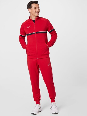 NIKE Trainingspak in Rood: voorkant