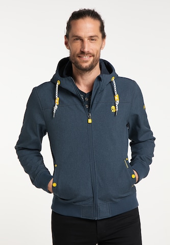 Schmuddelwedda Weatherproof jacket in Blue: front