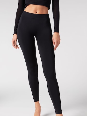 CALZEDONIA Skinny Leggings in Black