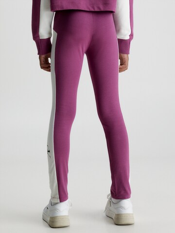 Coupe slim Pantalon Calvin Klein Jeans en rose
