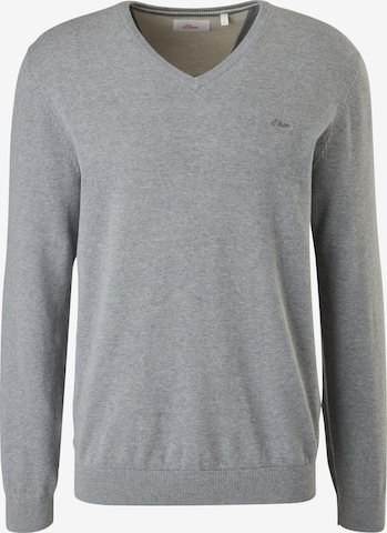 Pull-over s.Oliver en gris : devant