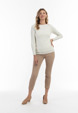 Pull-over Usha en blanc