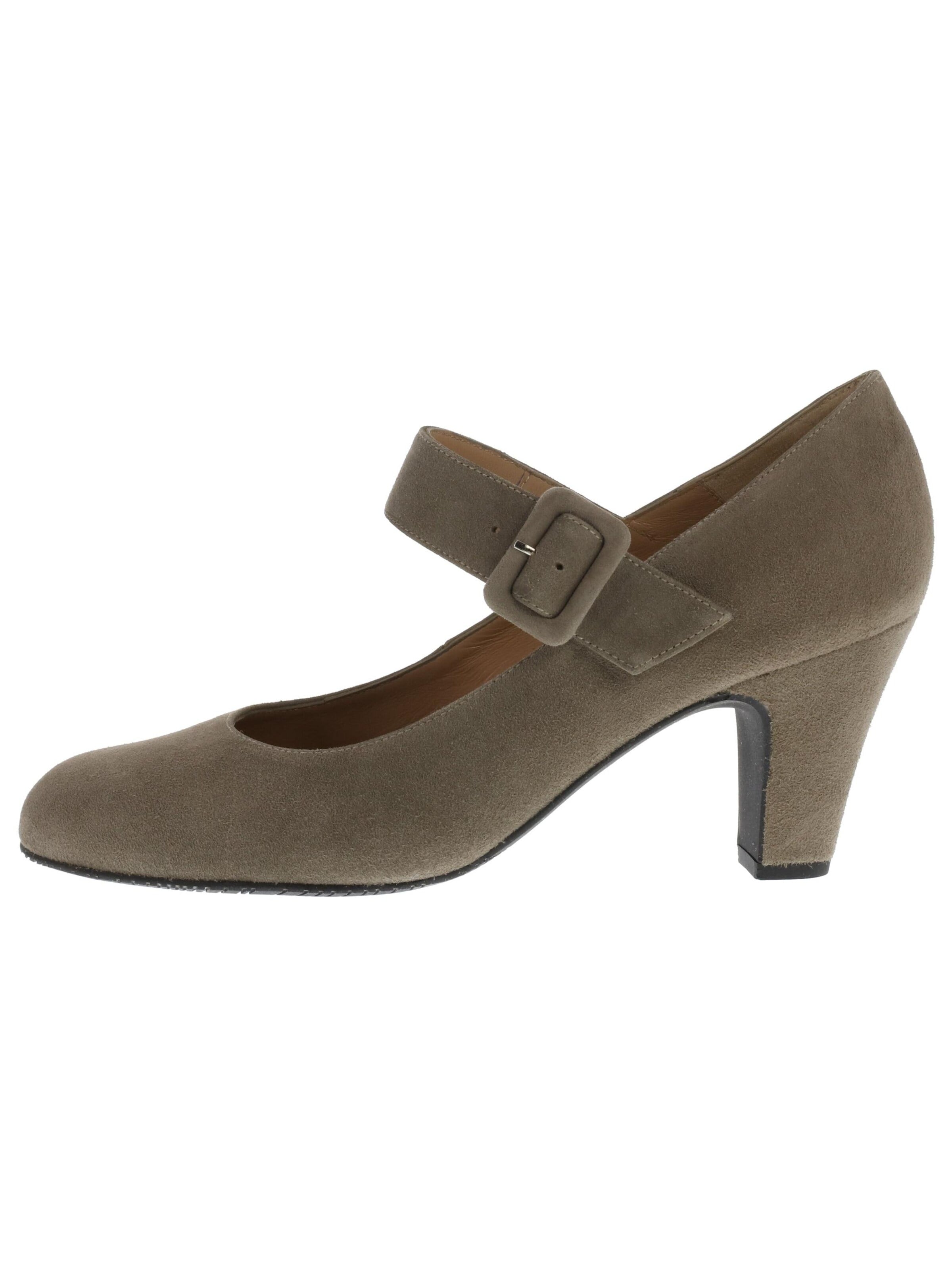 XAVER LUIS Schuhmanufaktur Pumps 'LISA - Spangenpumps'‌‌‌‌‌‌‌‌‌ in 36 in stone, Produktansicht