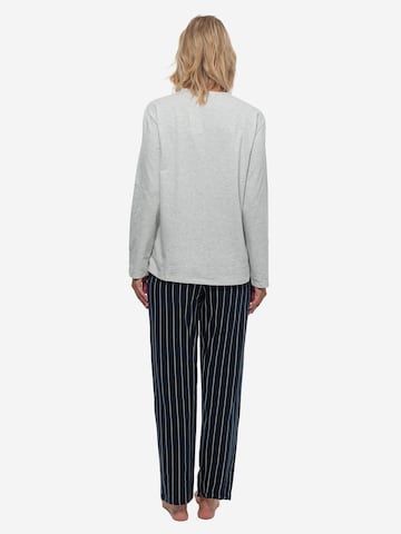 SCHIESSER Pajama 'Cotton' in Grey