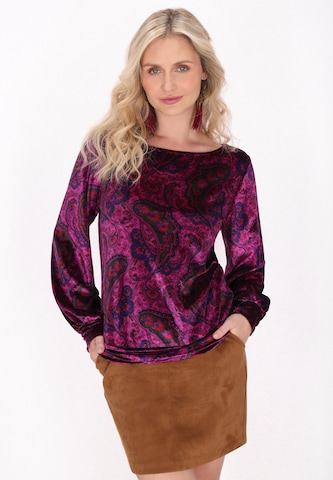 usha FESTIVAL Blouse in Lila: voorkant