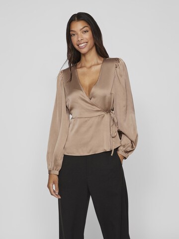 VILA Blouse 'SIRENE' in Brown: front