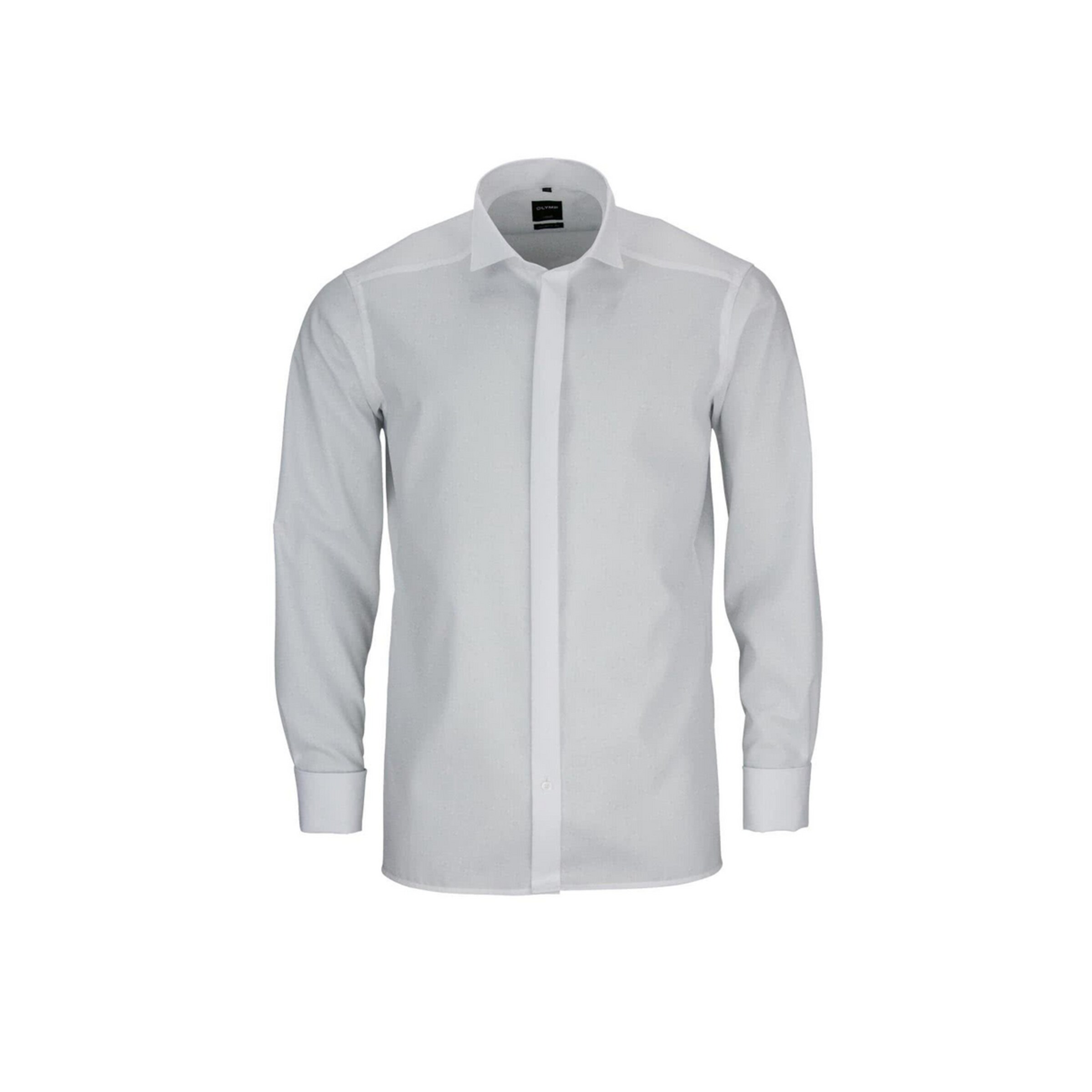 OLYMP Comfort Fit Hemd in Weiß: Vorderseite