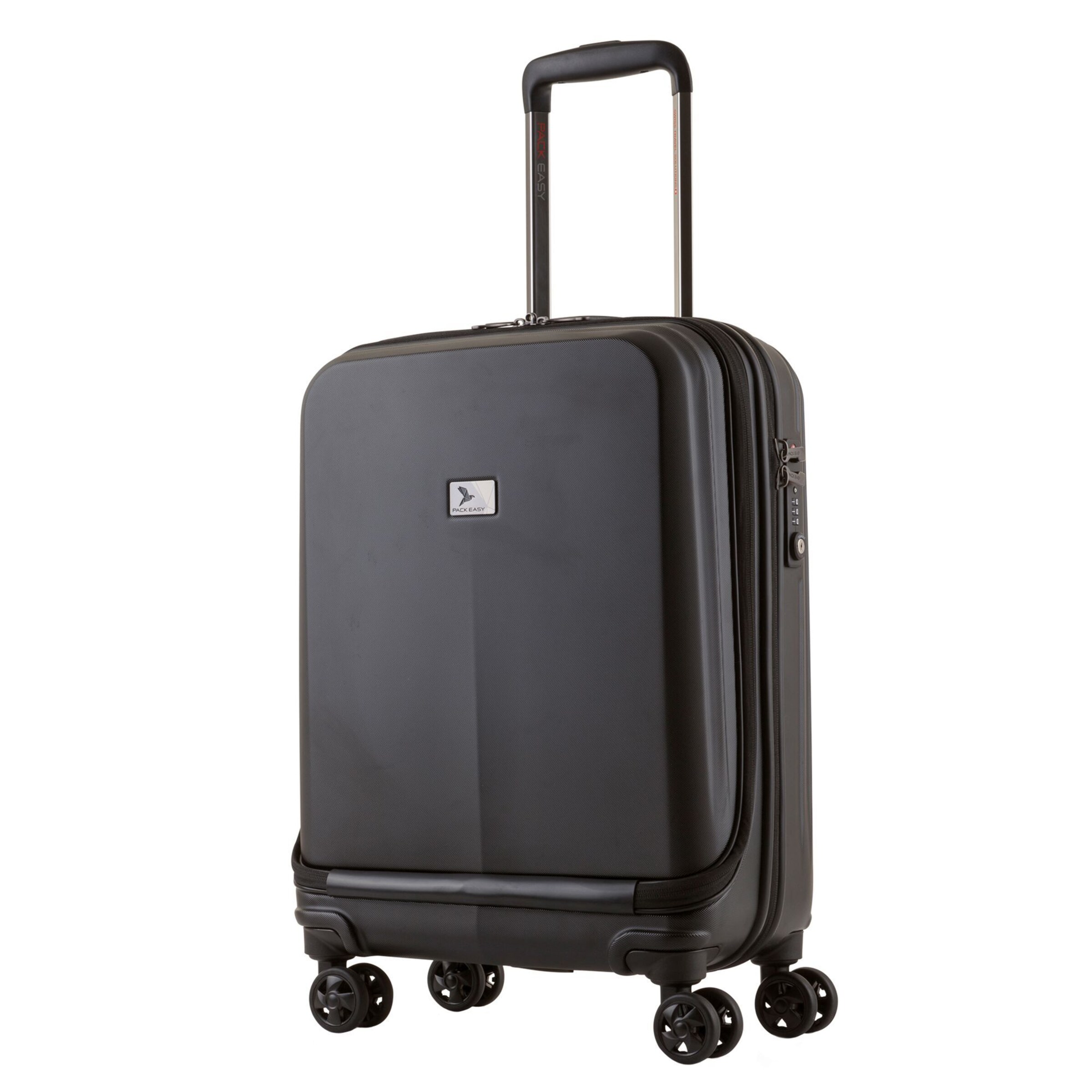 Pack Easy Trolley in Schwarz: Vorderseite