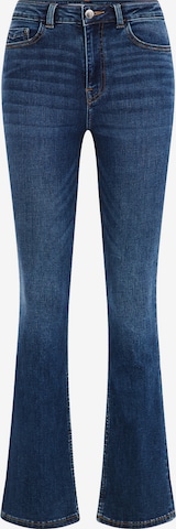 WE Fashion Flared Jeans in Blauw: voorkant