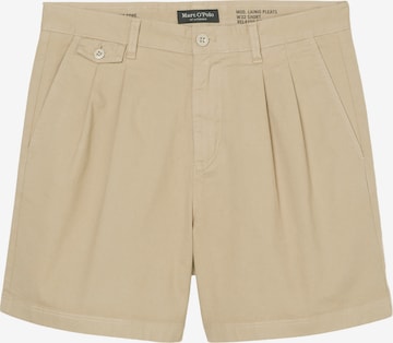 Loosefit Pantaloni con pieghe di Marc O'Polo in beige: frontale
