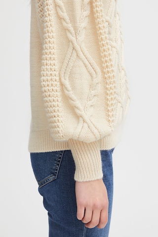 ICHI Pullover in Beige