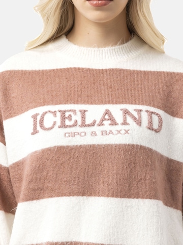 Pull-over CIPO & BAXX en blanc