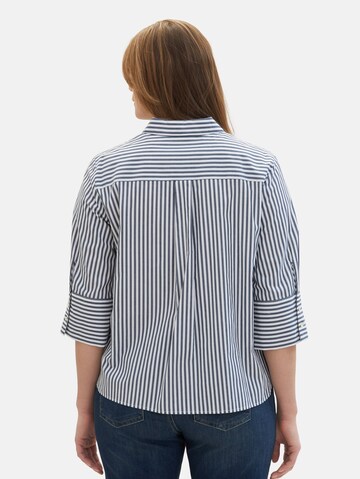 Tom Tailor Women + Blouse in Blauw