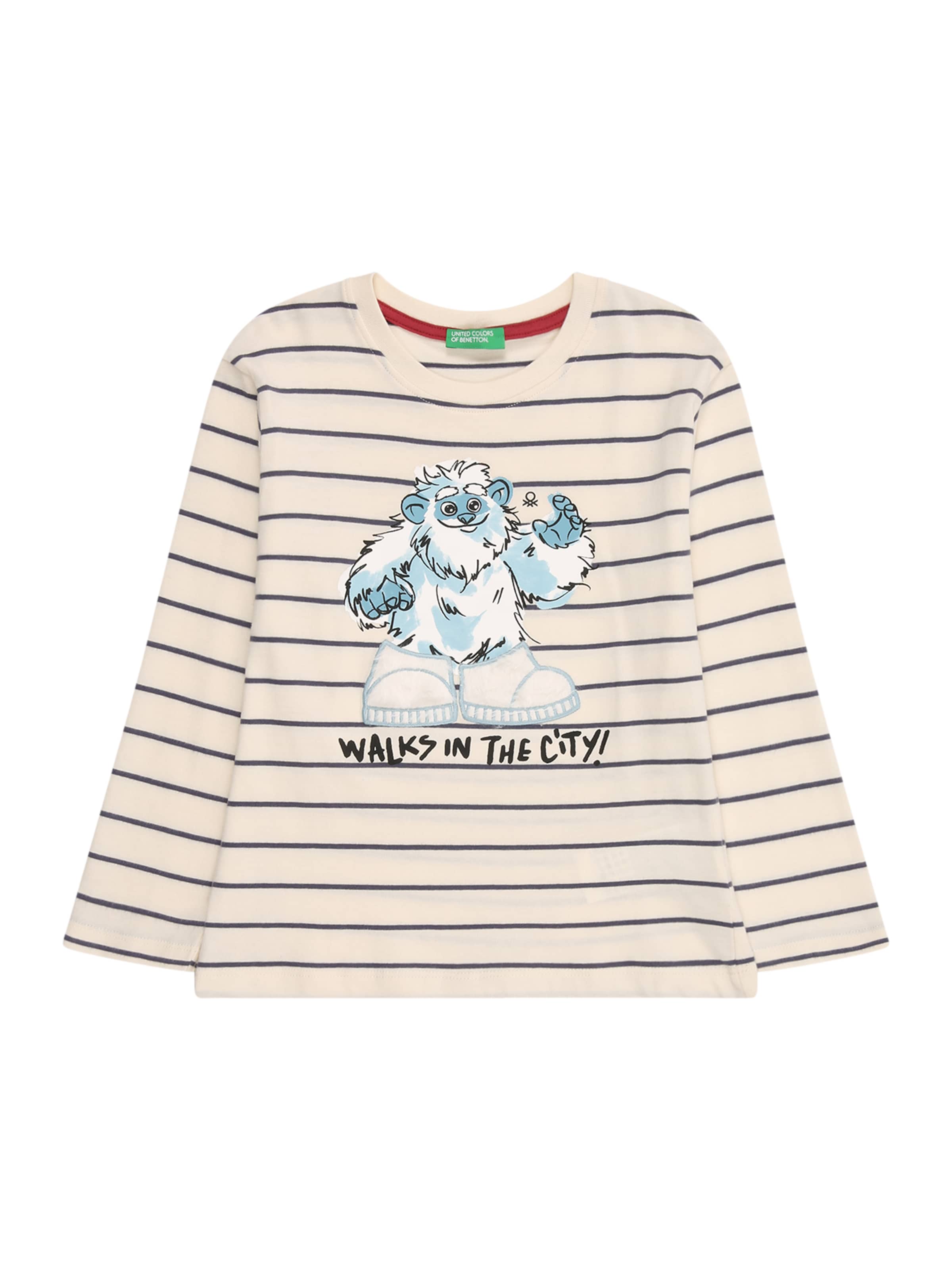 UNITED COLORS OF BENETTON Shirt in Beige: front