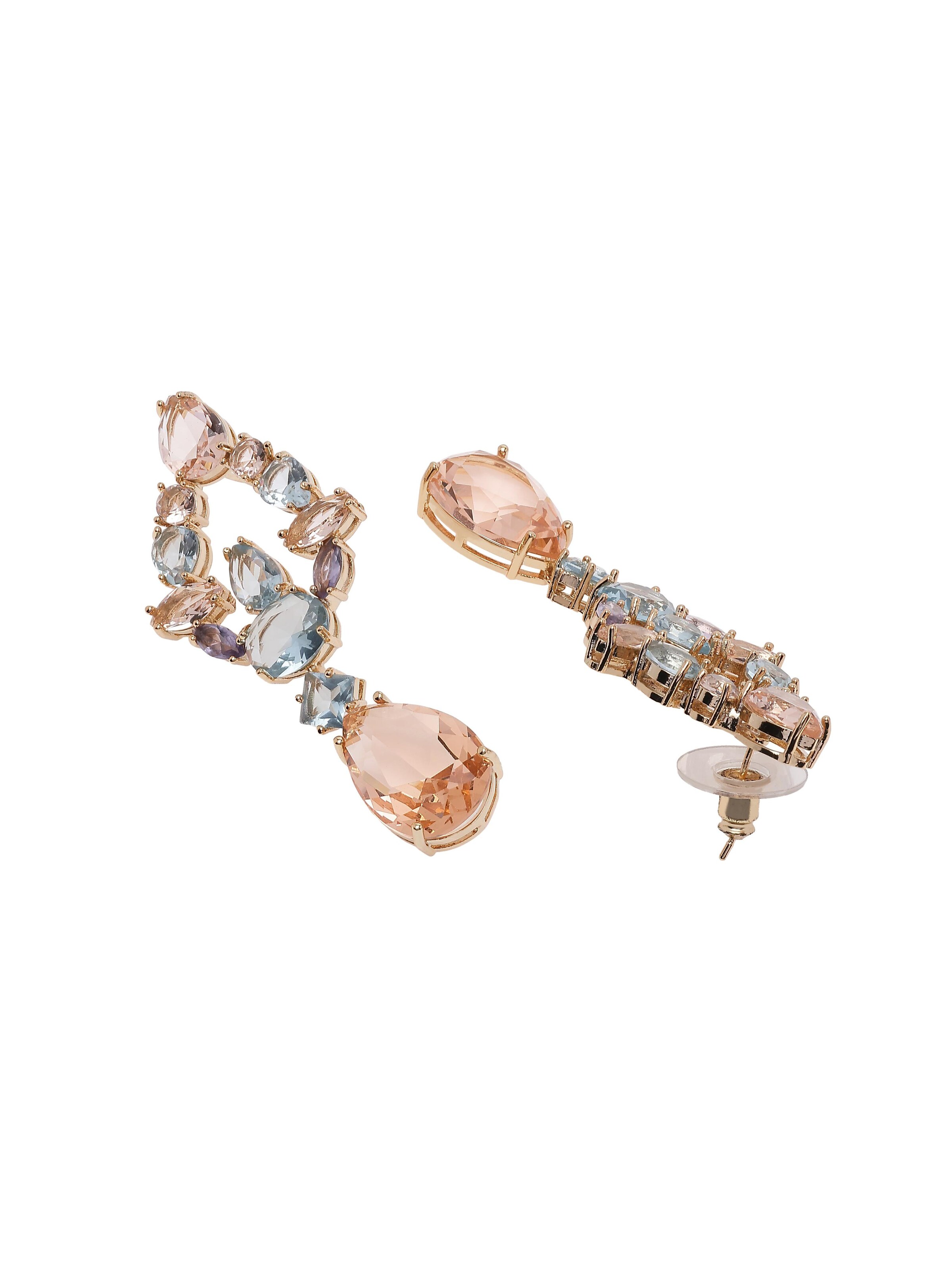 AVANT-GARDE PARIS Earrings 'Fridata' in Beige