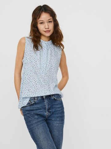 VERO MODA Bluse i blå