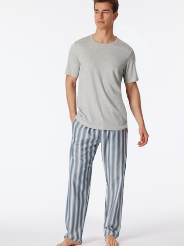 SCHIESSER Regular Sportbroek ' Mix & Relax ' in Blauw