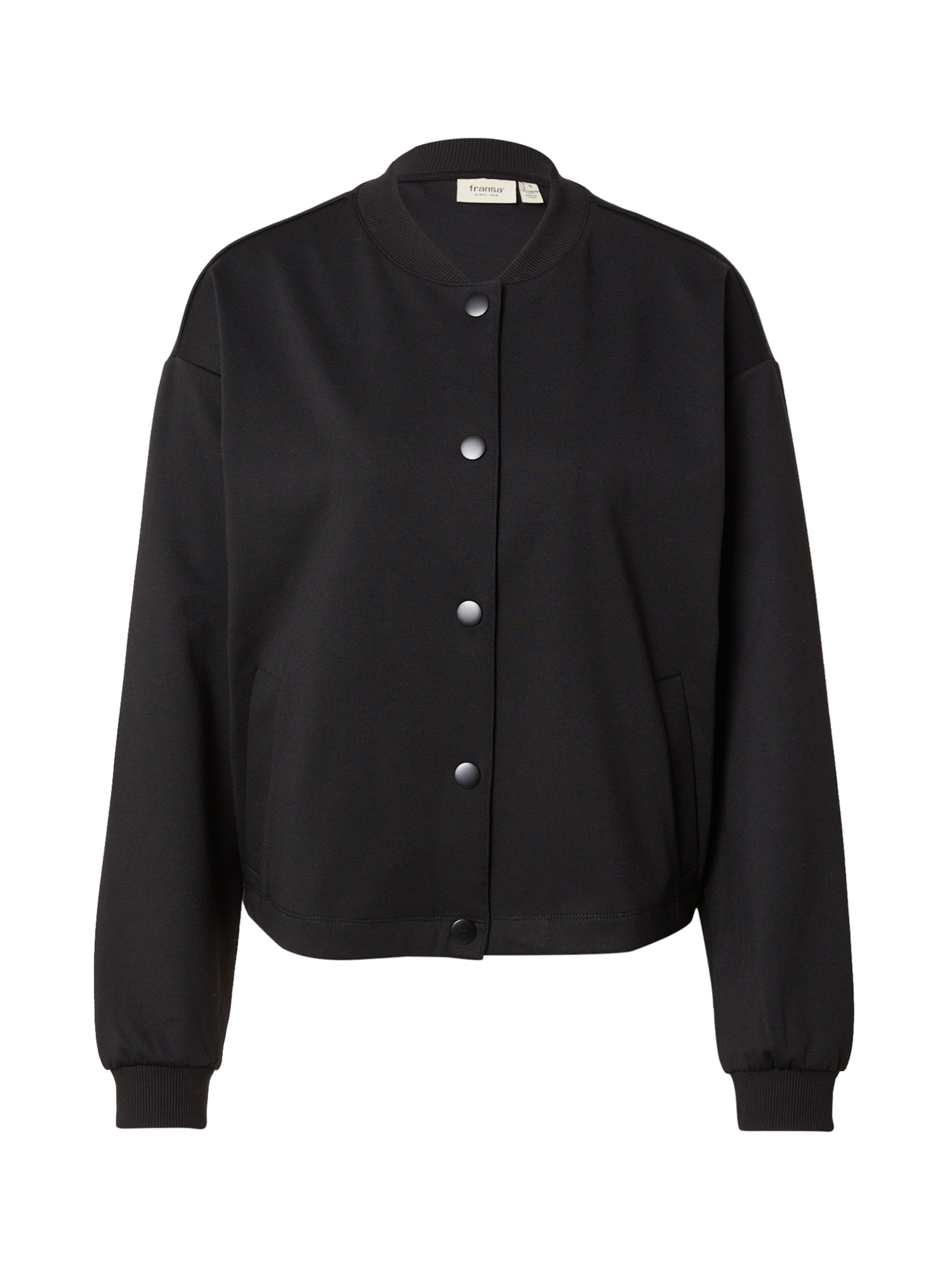 Fransa Between-season jacket 'FRZABLAZER' in Black: front