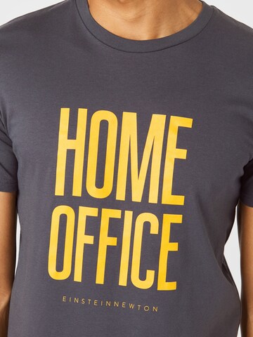 Tricou 'Home Office' de la EINSTEIN & NEWTON pe albastru