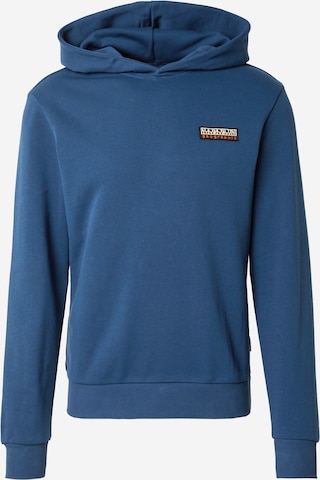 NAPAPIJRISweater majica 'BASILE' - plava boja: prednji dio