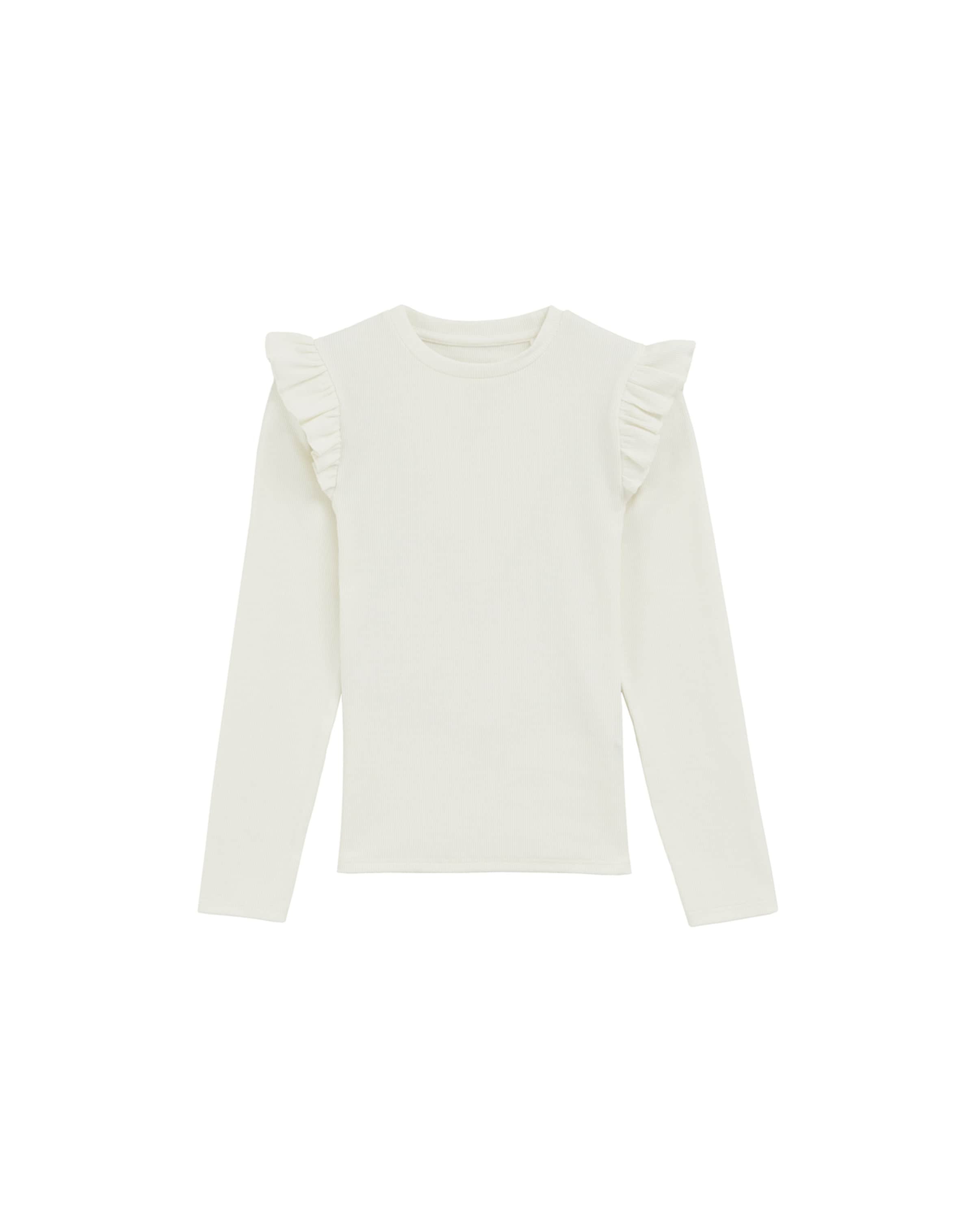 WE Fashion T-shirt i vit: framsida