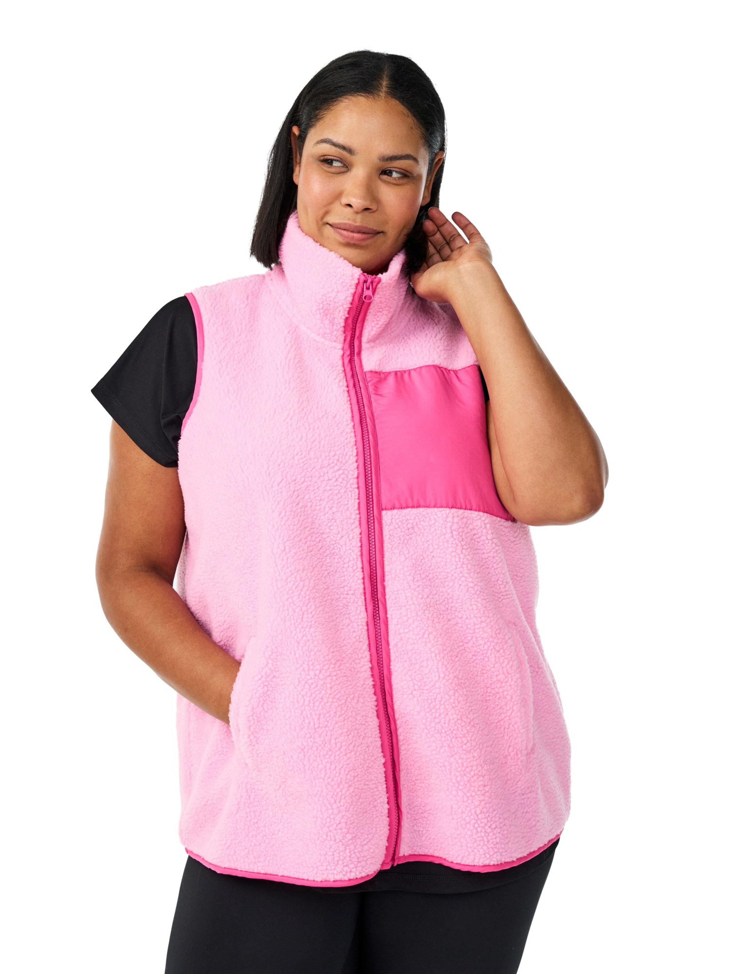 Gilet 'Aophenia' di Active by Zizzi in rosa