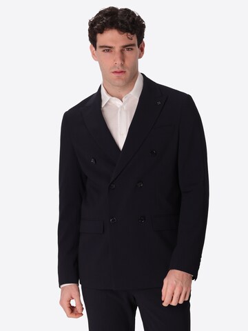 Coupe regular Veste de costume 'Firenze' Distretto12 en bleu : devant