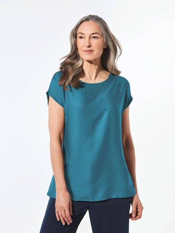Goldner Blouse in Blauw: voorkant