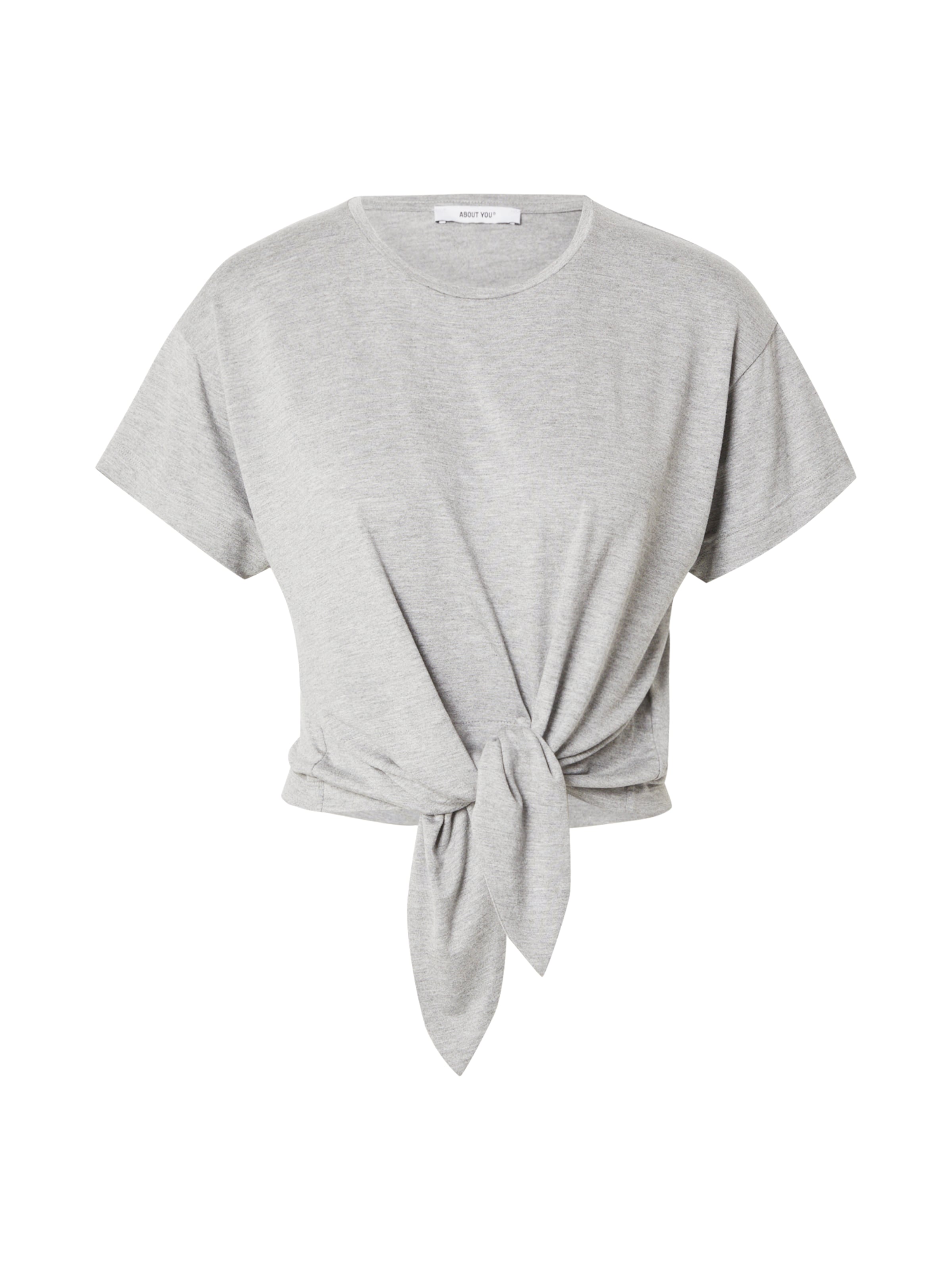 Maglietta 'Lavina' di ABOUT YOU in grigio: frontale
