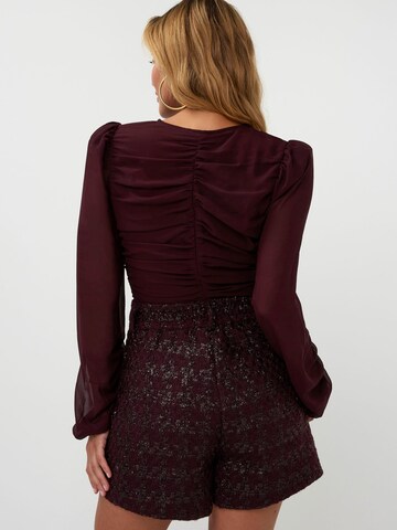 AMAYA Amsterdam Blouse 'Icy Blouse' in Lila