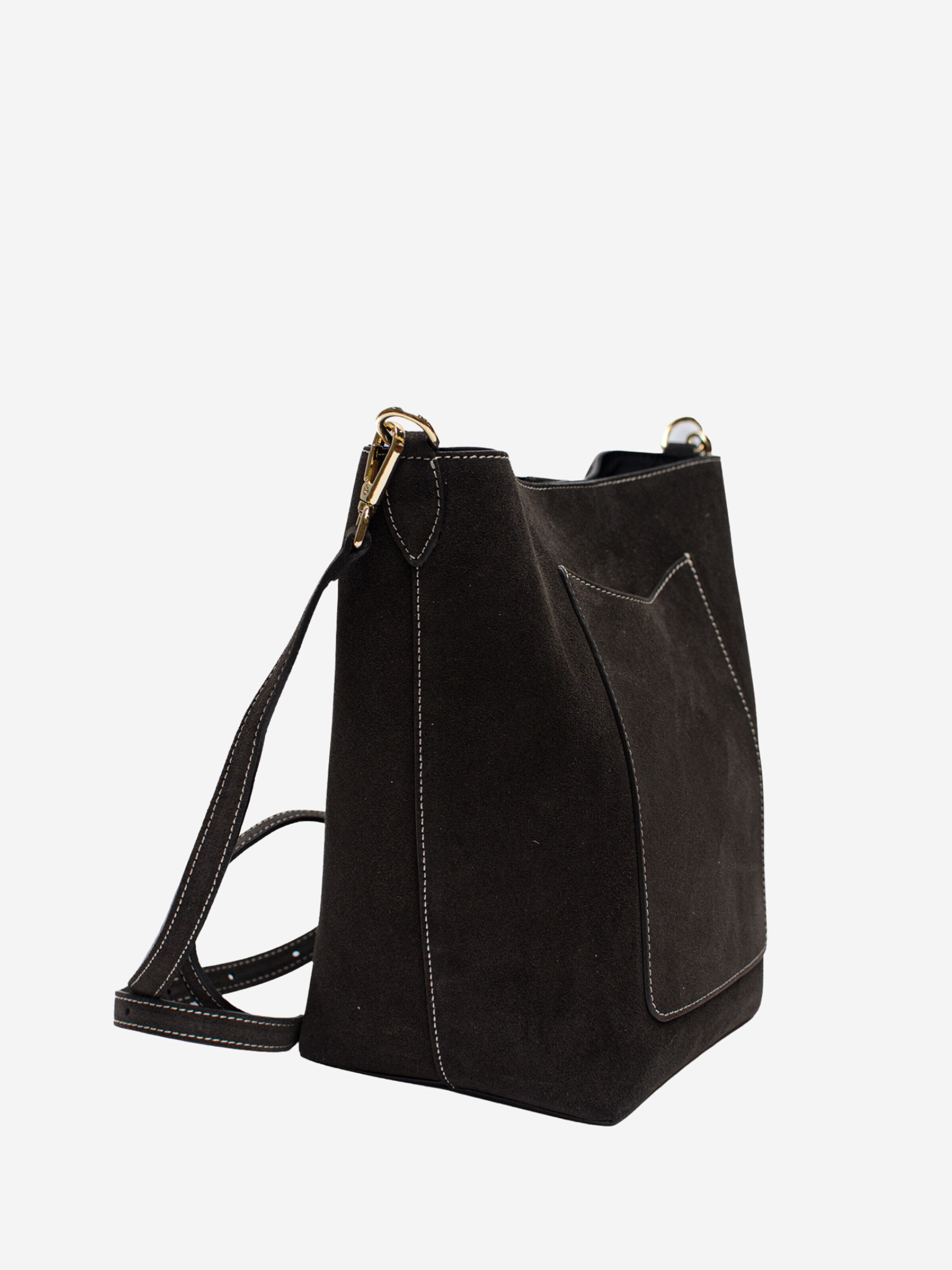 Latalia - Bolso de hombro 'Fano' en marrón