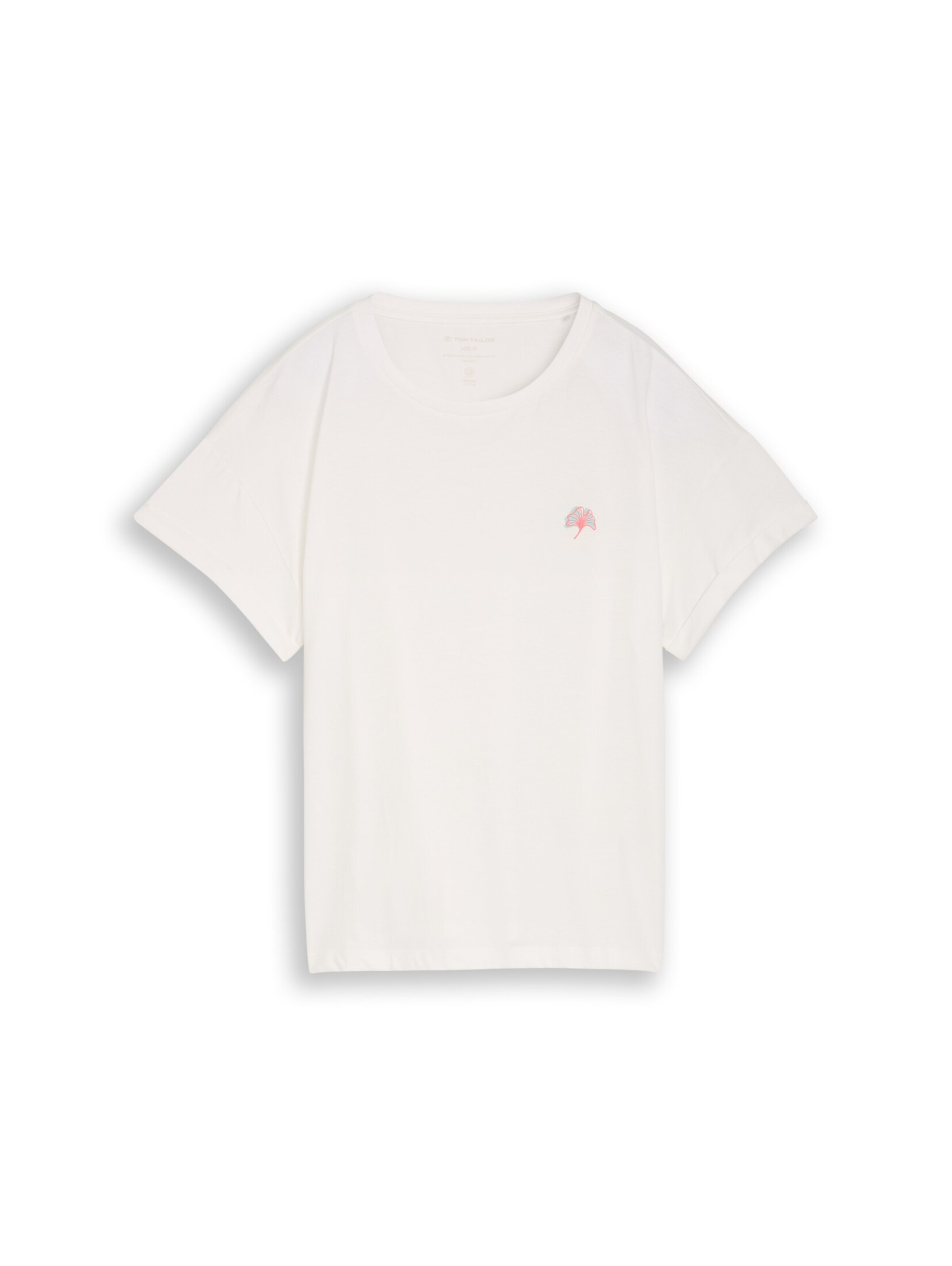 TOM TAILOR Shirt in Wit: voorkant