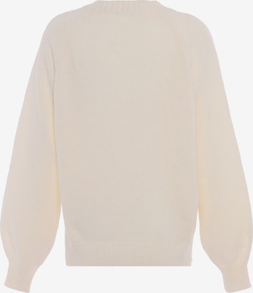 Pull-over faina en blanc