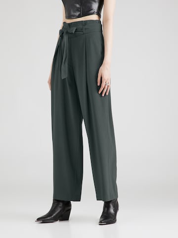 ABOUT YOU Wide leg Trousers in Green: front