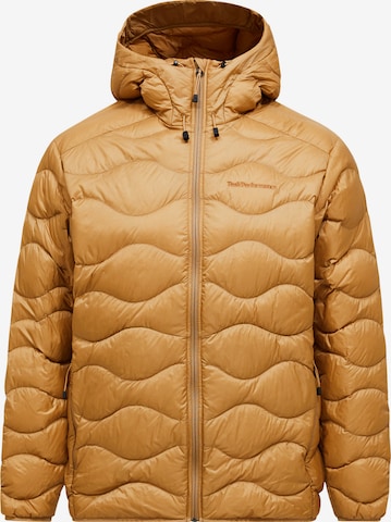 PEAK PERFORMANCE Between-Season Jacket in Brown: front