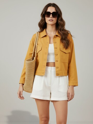 WEARABLE STORIES Overgangsjakke 'Amber' i brun