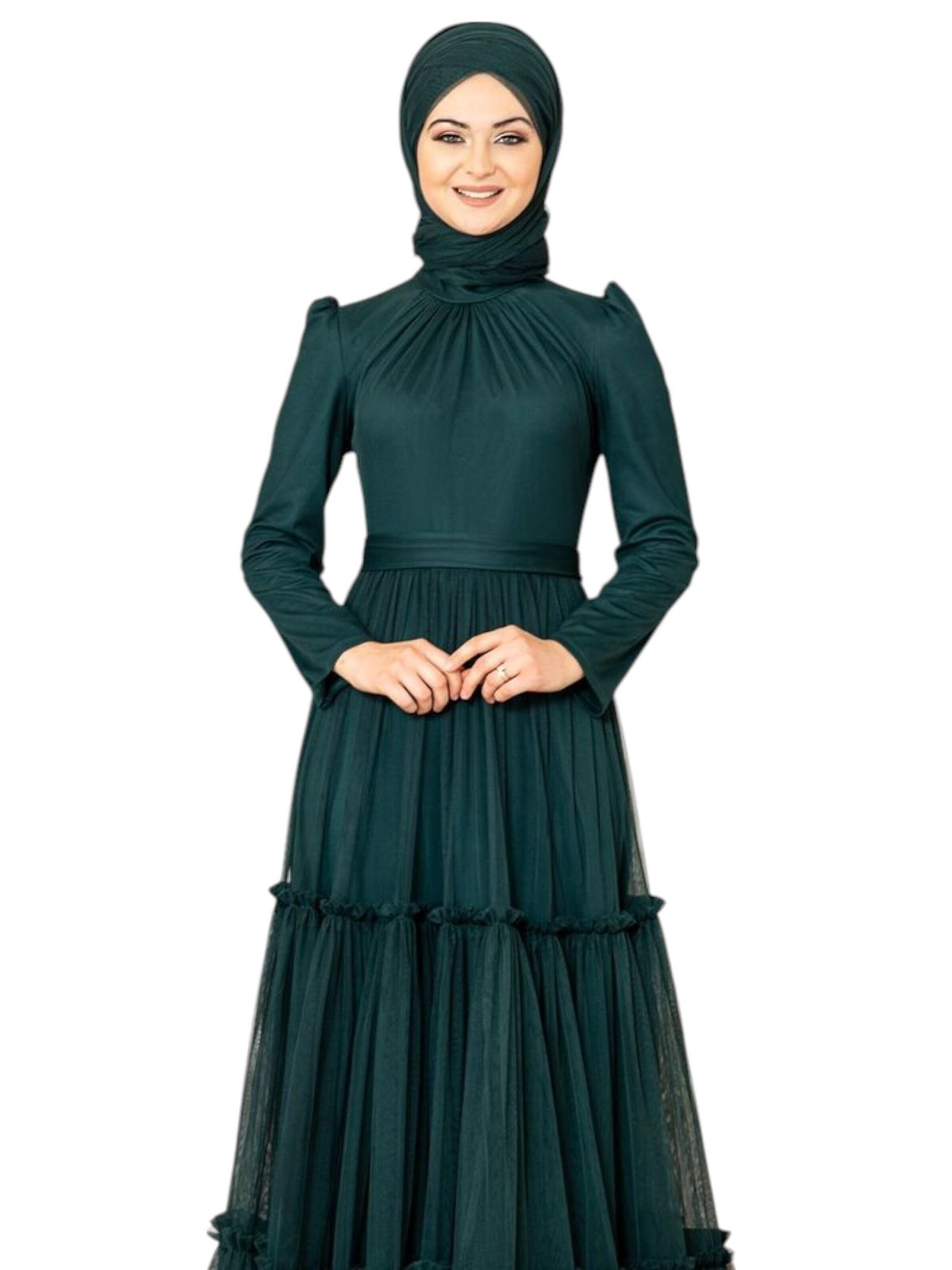 Abito da sera 'LAYLA' di fashionshowcase in verde