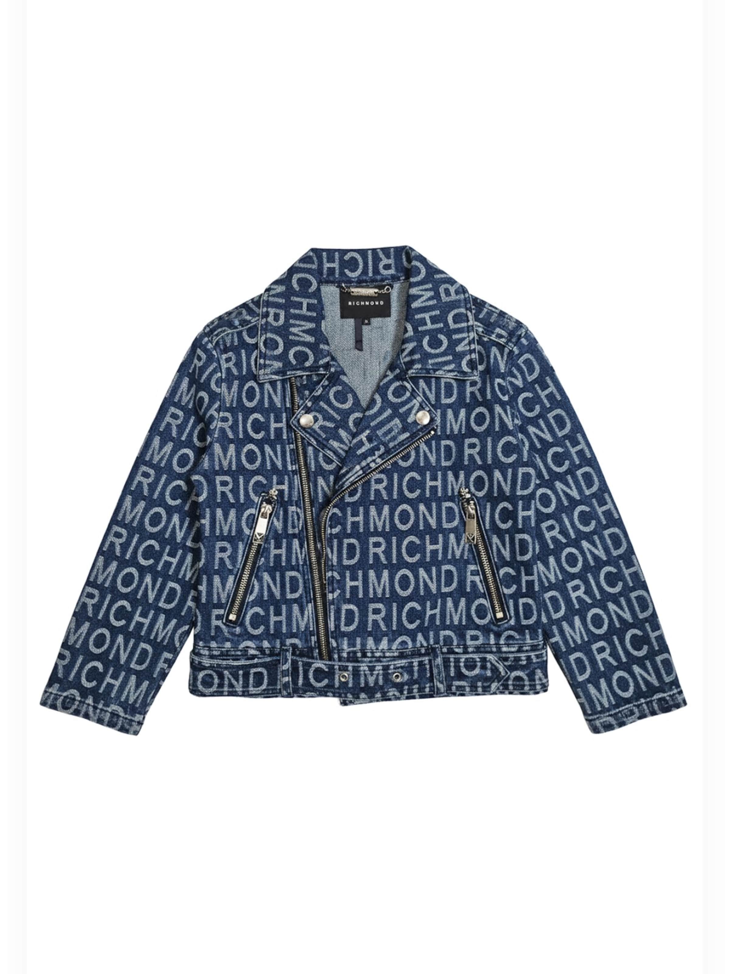 John Richmond - Chaqueta de entretiempo 'Giubbino denim blu per bambino' en azul: frente