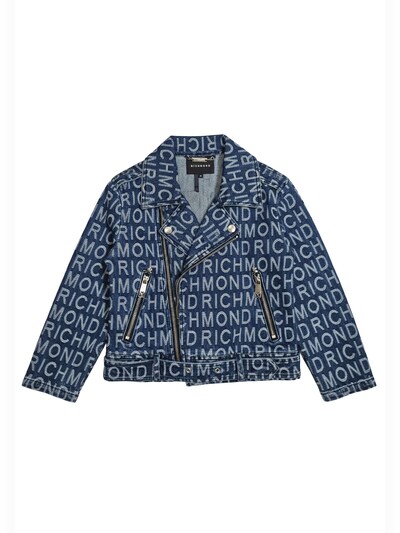 John Richmond Between-Season Jacket in 92 in Blue denim, Item view