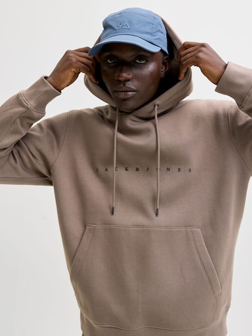 JACK & JONES Sweatshirt 'JJESTAR' in Brown