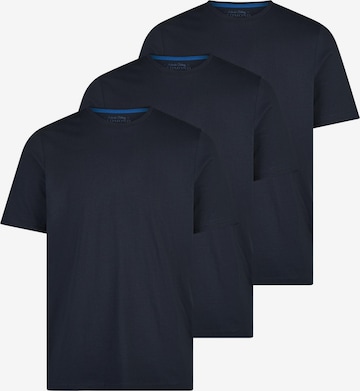 redmond Shirt 'Basic' in Blau: Vorderseite