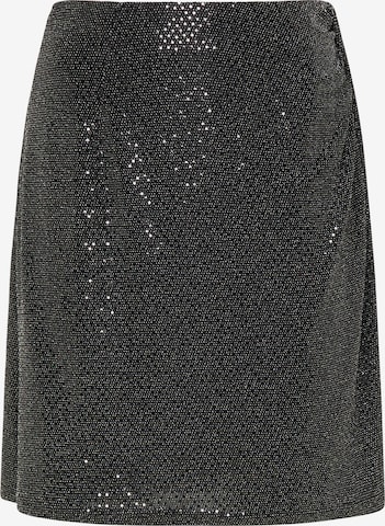 usha BLACK LABEL - Falda en negro: frente