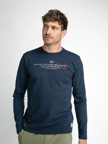 Petrol Industries Shirt 'Classic' in Blau: Vorderseite