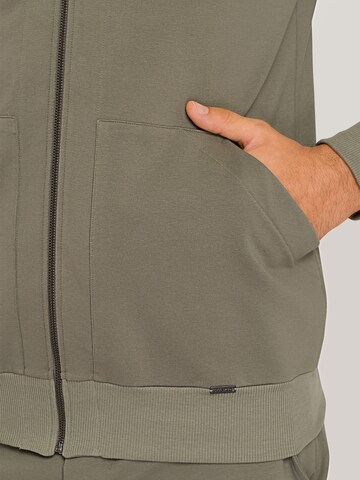 Hanro Sweat jacket in Green