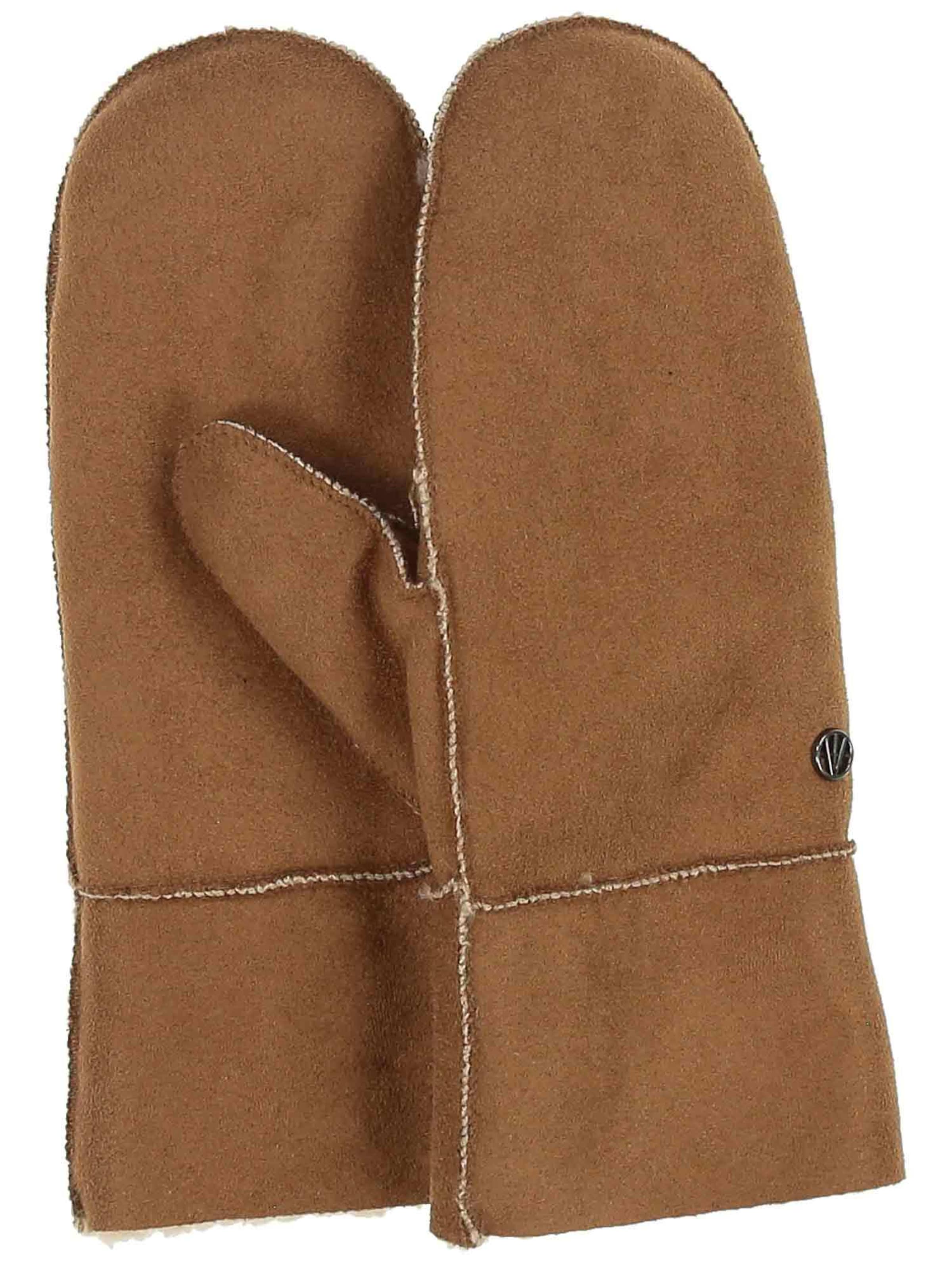 LOEVENICH Mittens in Brown