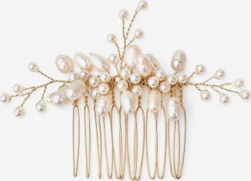 Ornement pour cheveux 'Izabella' Sally Jane Bridal en or : devant
