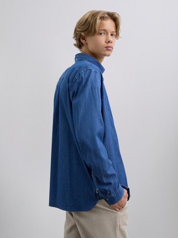 Scalpers Regular fit Button up shirt in Blue