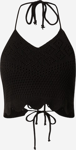 Tops en tricot 'Drew' ABOUT YOU en noir : devant